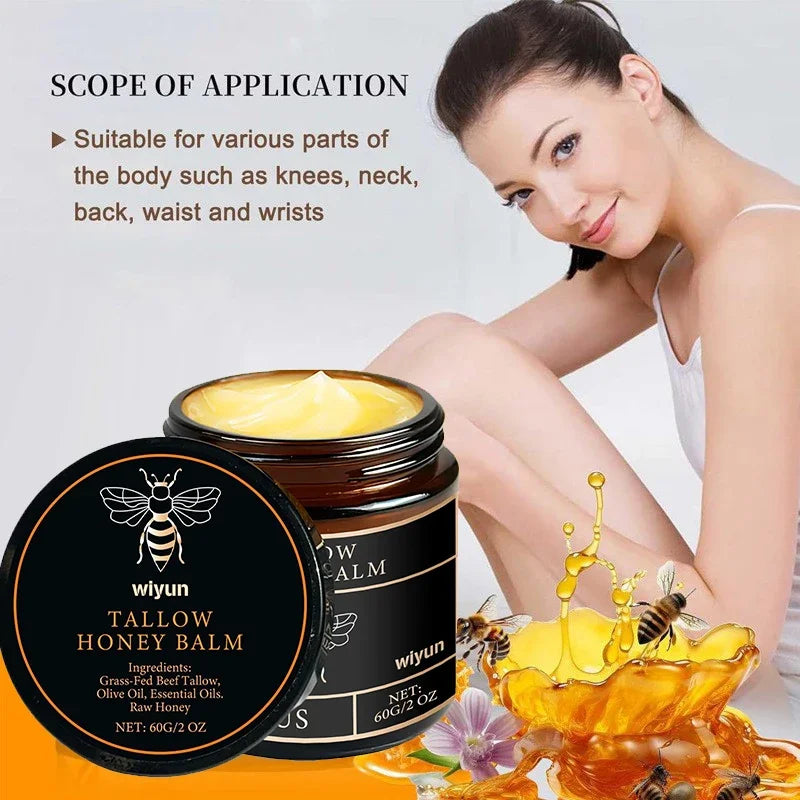 Beef Tallow Honey Moisturizing Cream