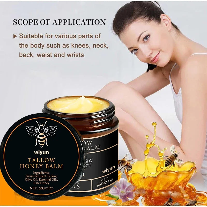 Beef Tallow Honey Moisturizing Cream