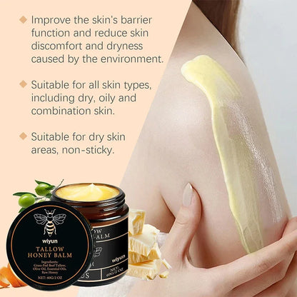 Beef Tallow Honey Moisturizing Cream