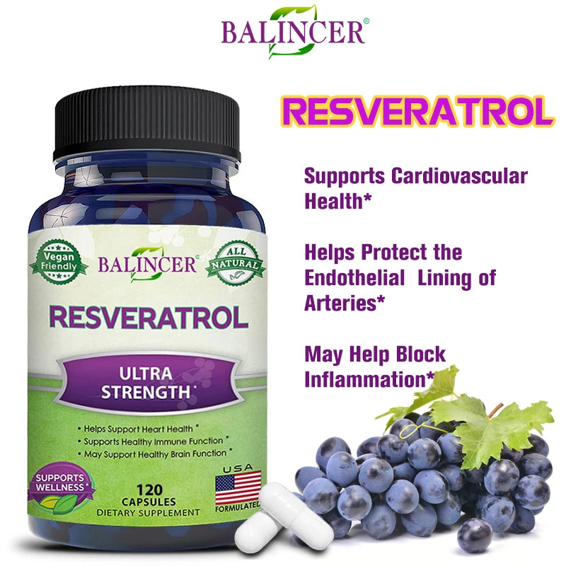 Resveratrol Antioxidant Supplement
