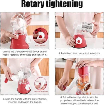 Rotary Cheese & Vegetable Grater