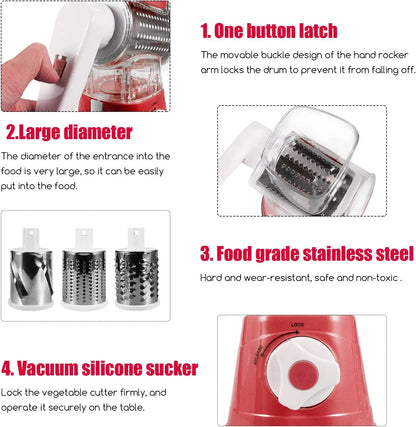 Rotary Cheese & Vegetable Grater