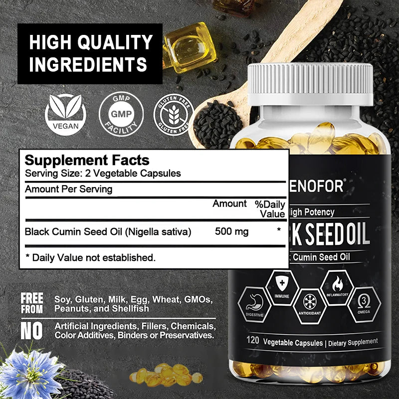 Black Seed Oil for Skin & Hair