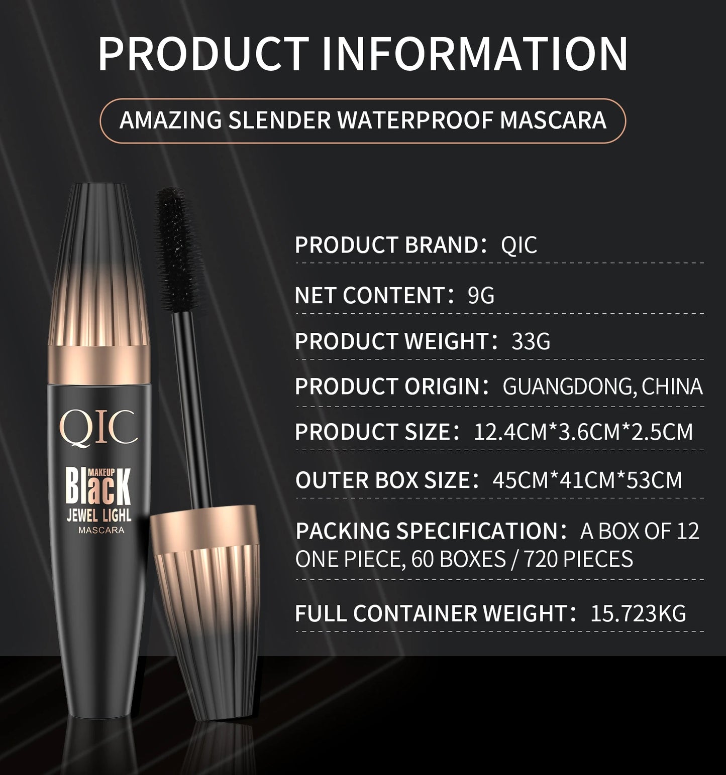 4D Waterproof Lash Mascara